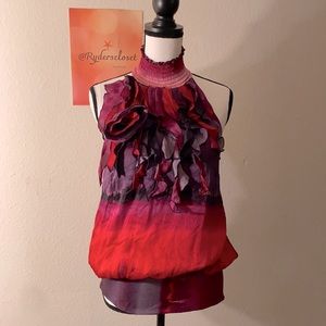Bebé ruffled halter top